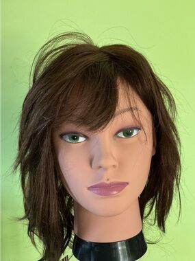 NIP Renaissance Paris Brand 100% Human Hair Short Wig Style MISS USA Color 4
